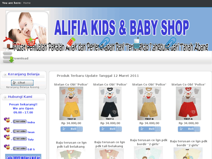 www.alifiababyshop.com