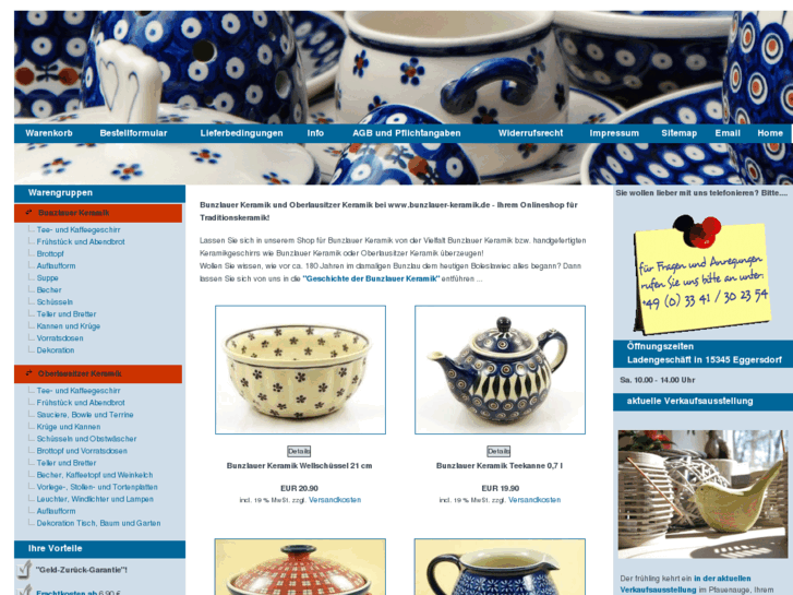 www.bunzlauer-keramik.de