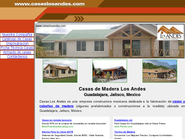 www.casaslosandes.com