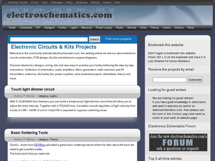 www.electroschematics.com