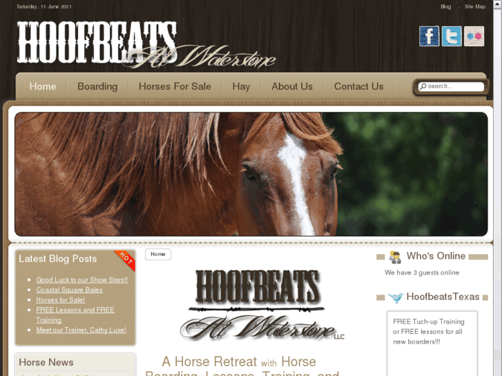 www.hoofbeatsatwaterstone.com