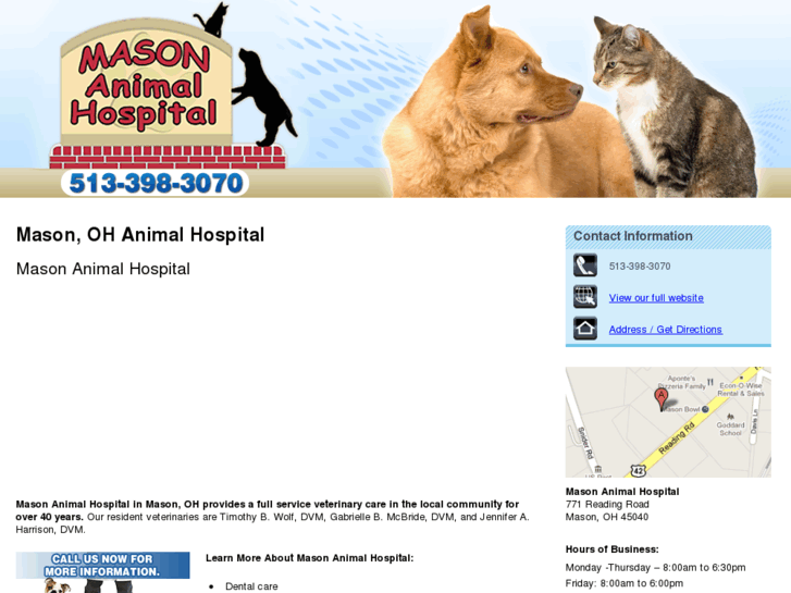 www.masonvethospital.com