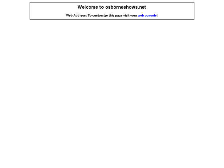 www.osborneshows.net