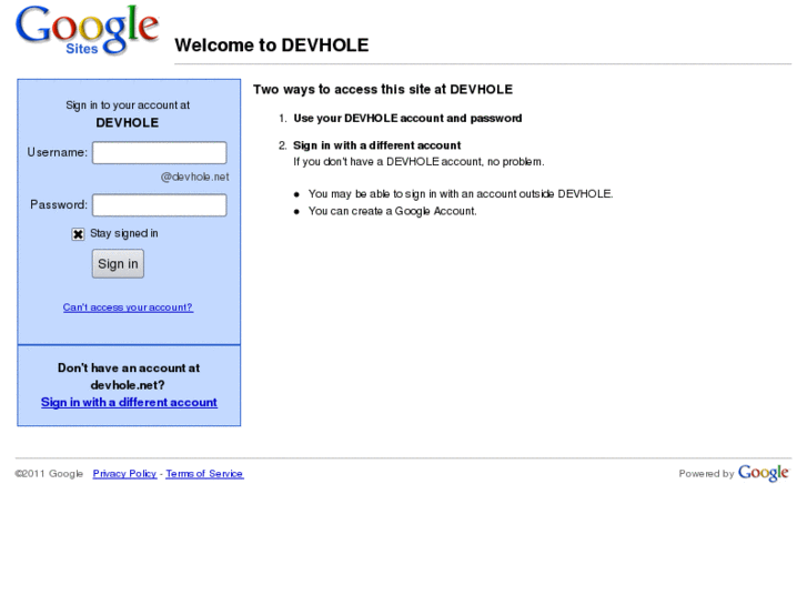 www.devhole.net