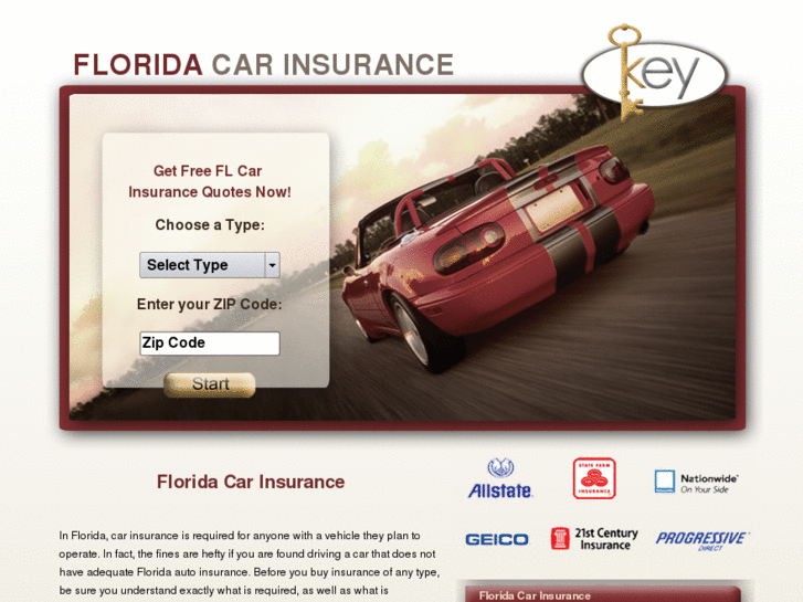 www.floridacarinsurancekey.com