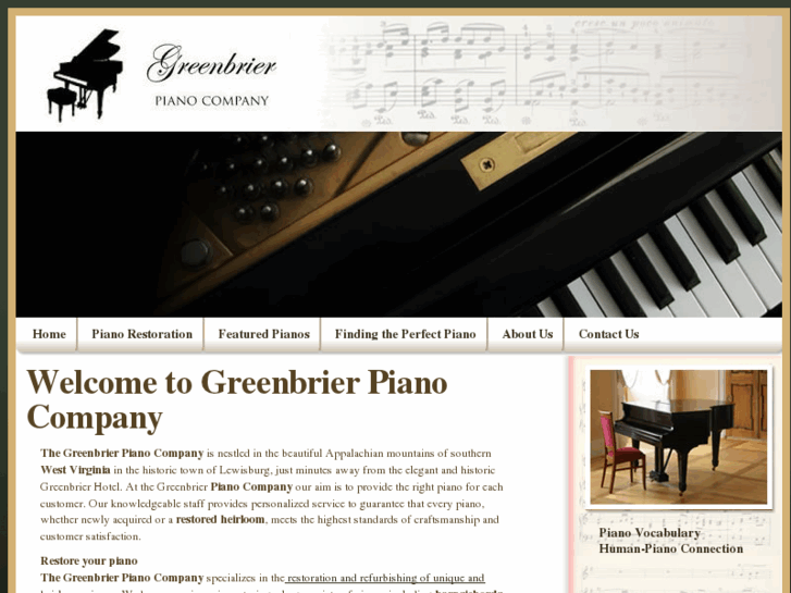 www.greenbrierpianos.com