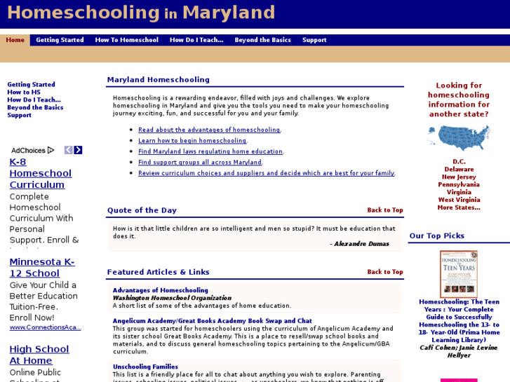 www.homeschoolinginmaryland.com