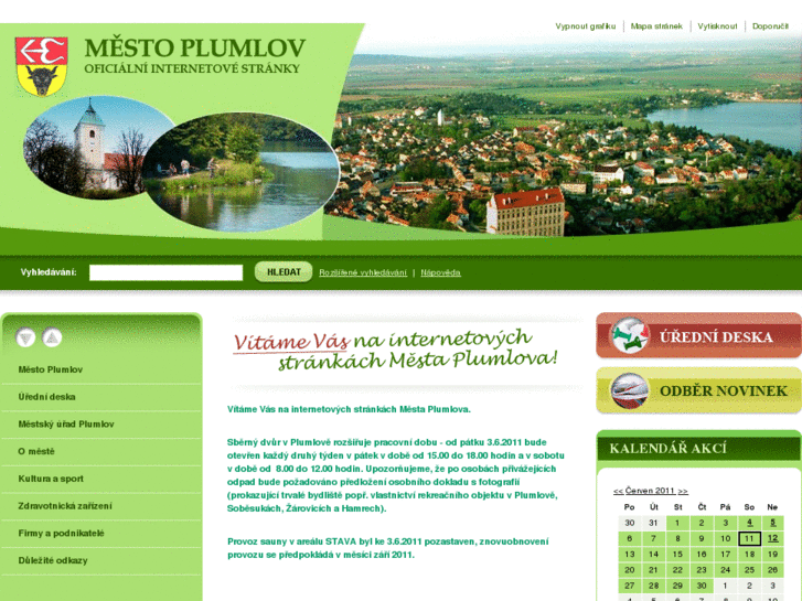 www.mestoplumlov.cz