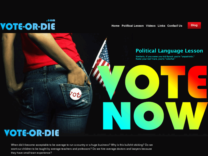 www.vote-or-die.com