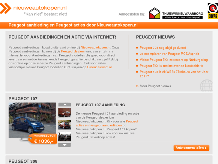 www.aanbiedingpeugeot.nl