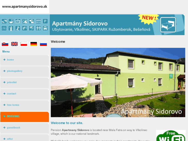 www.apartmanysidorovo.sk