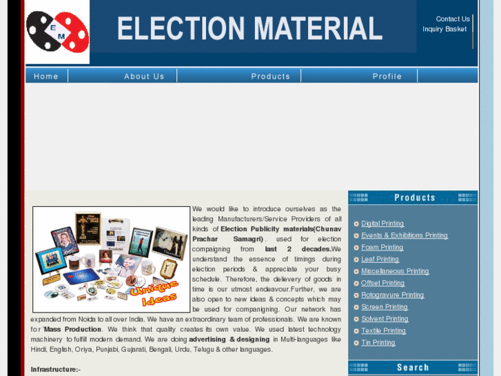 www.electionmaterial.com