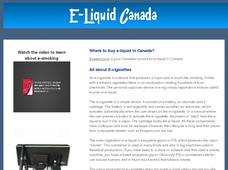 www.eliquidcanada.com