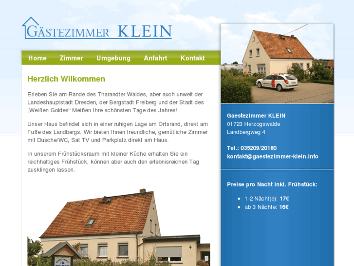 www.gaestezimmer-klein.info