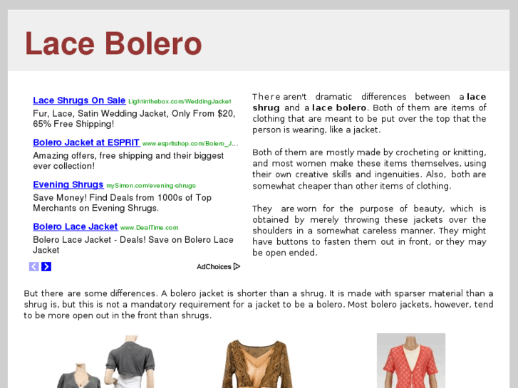 www.lacebolero.com