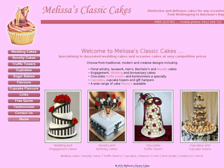 www.melissasclassiccakes.com