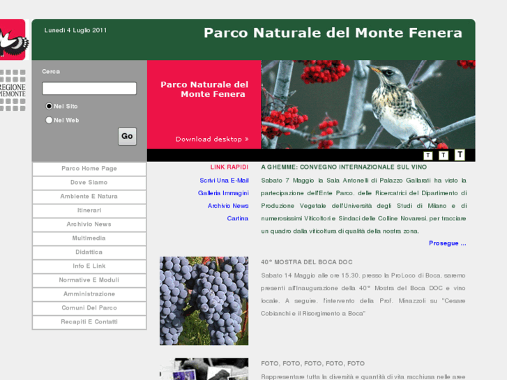 www.parcomontefenera.it