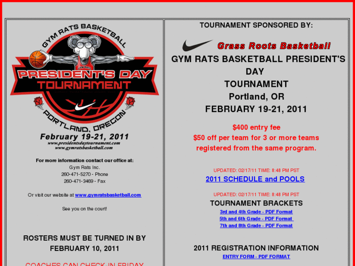 www.presidentsdaytournament.com