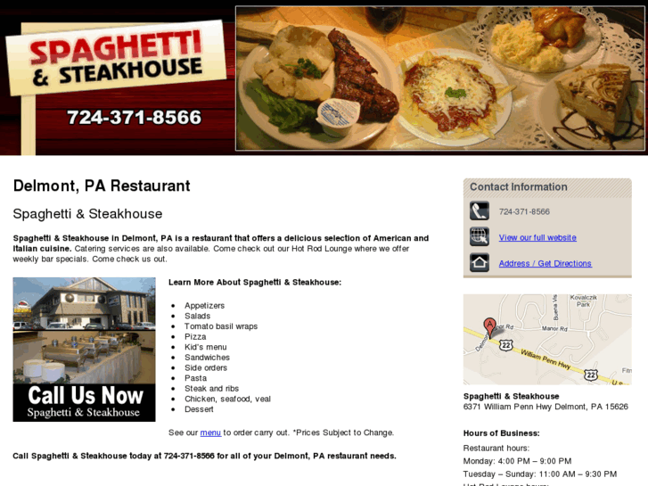 www.spaghettiandsteakhouse.net