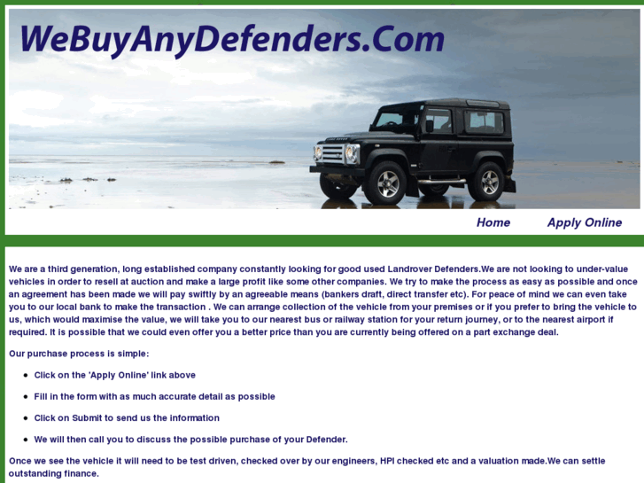 www.webuyanydefenders.com