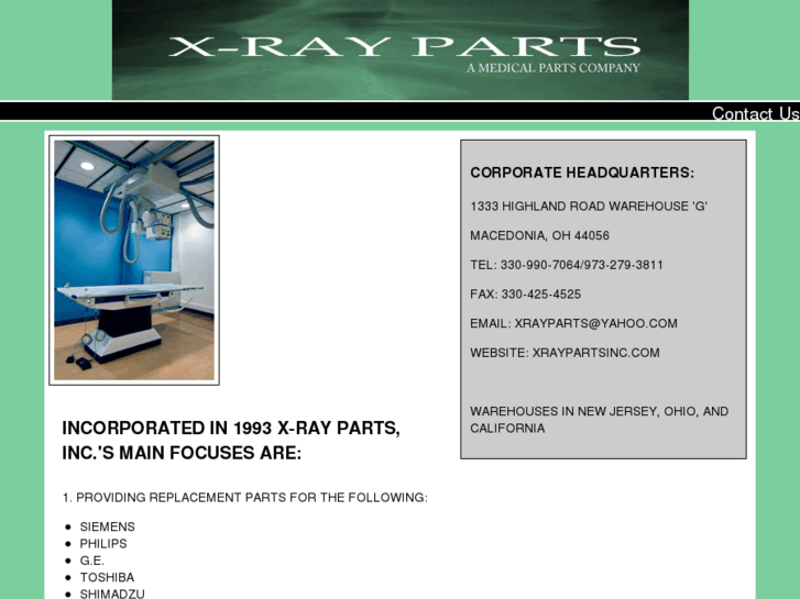 www.xraypartsinc.com