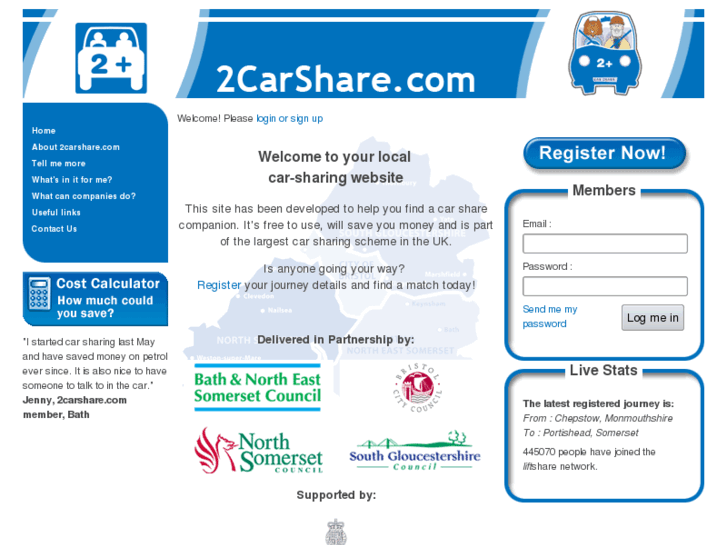 www.2carshare.com