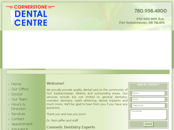 www.cornerstonedentalcentrefortsaskatchewan.com