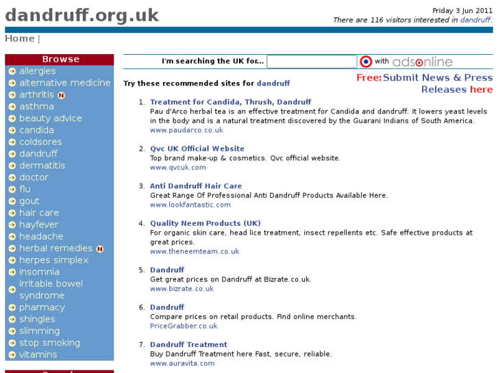 www.dandruff.org.uk