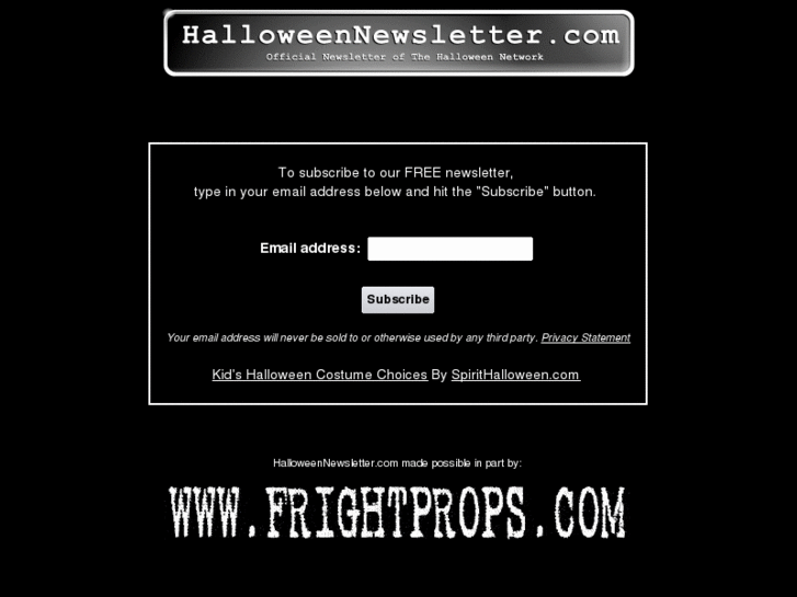 www.halloweennewsletter.com