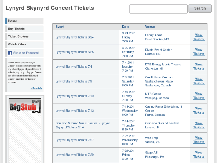 www.lynyrdskynyrdconcerttickets.com