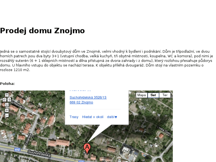 www.prodejdomuznojmo.cz