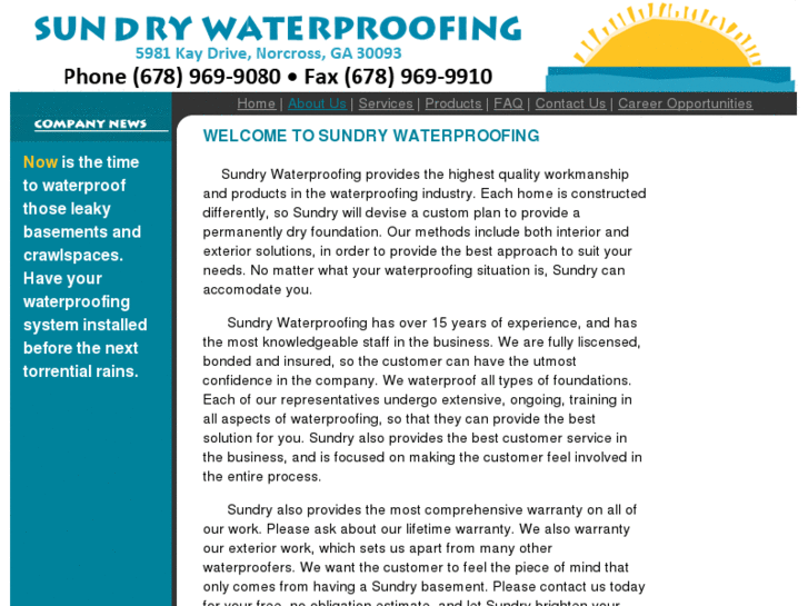 www.sundrywaterproofing.com