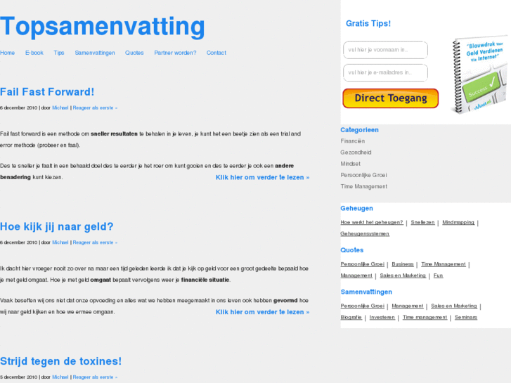 www.topsamenvatting.nl