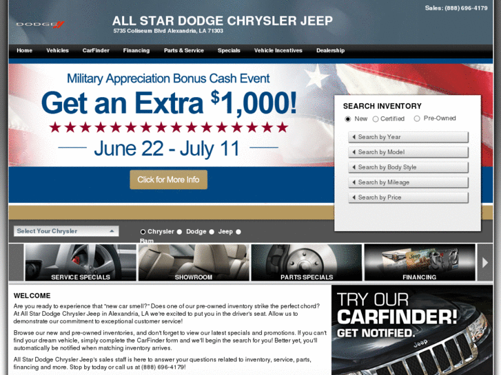 www.alexandriaallstardodgechryslerjeep.com