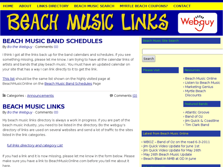 www.beachmusiclinks.com