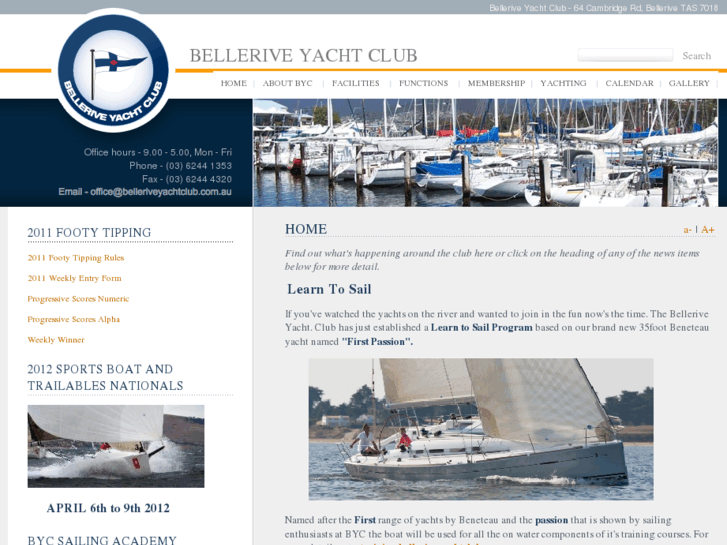 www.belleriveyachtclub.com.au