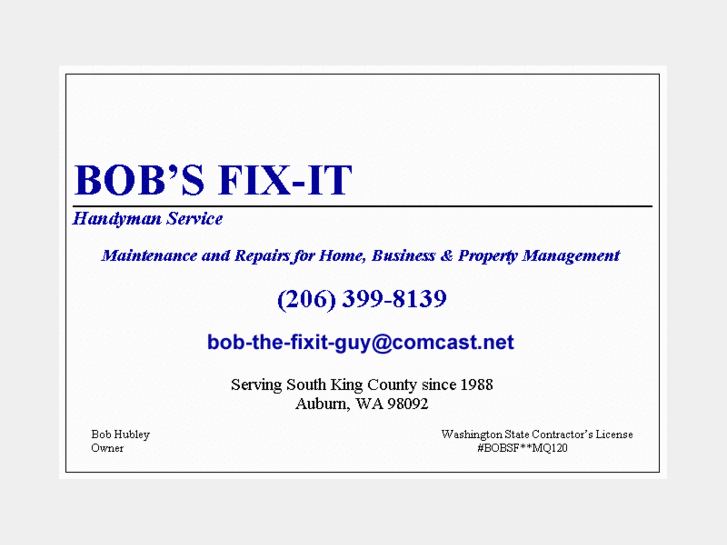 www.bobthefixitguy.com