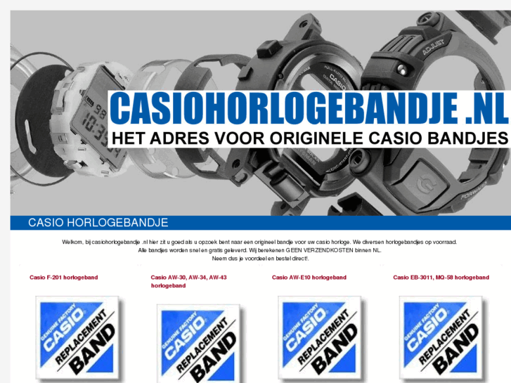 www.casiohorlogebandje.nl