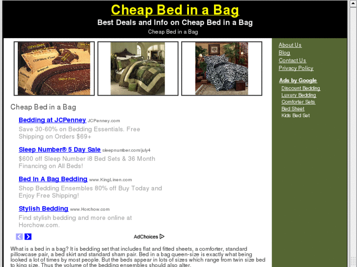 www.cheapbedinabag.org