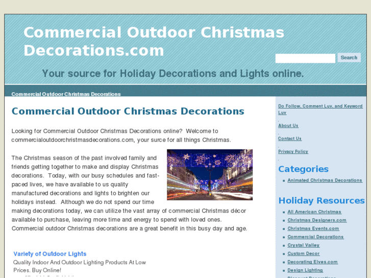 www.commercialoutdoorchristmasdecorations.com