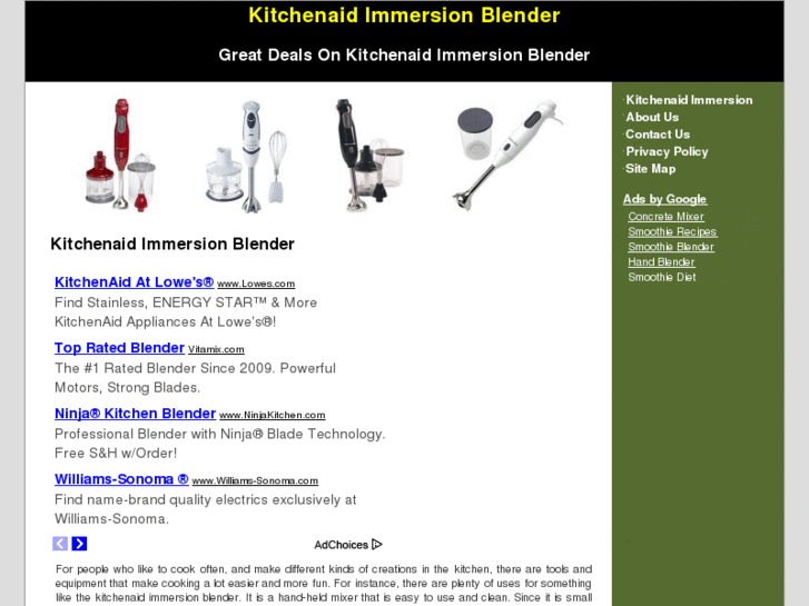 www.kitchenaidimmersionblender.com