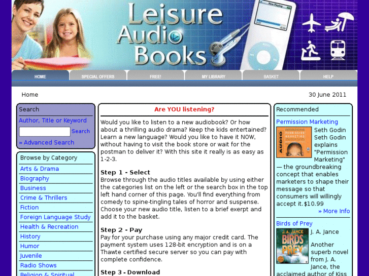 www.leisureaudiobooks.com