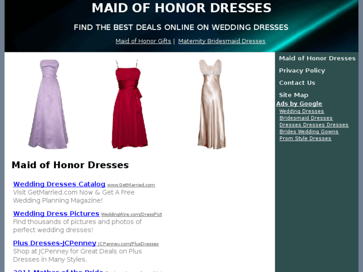 www.maidofhonordresses.org