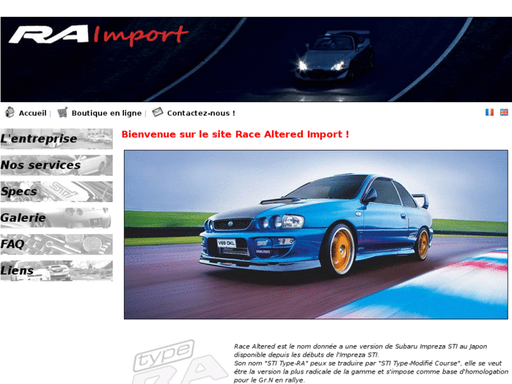 www.racealtered-import.com