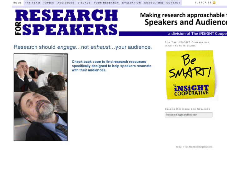 www.researchforspeakers.com