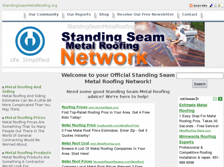 www.standingseammetalroofing.org