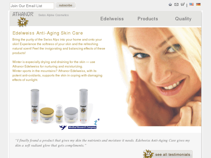 www.swissalpinecosmetics.com