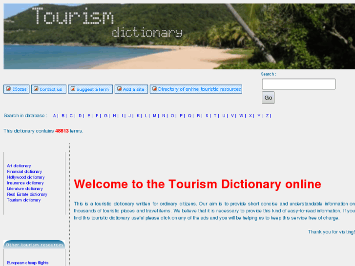 www.tourismdictionary.com