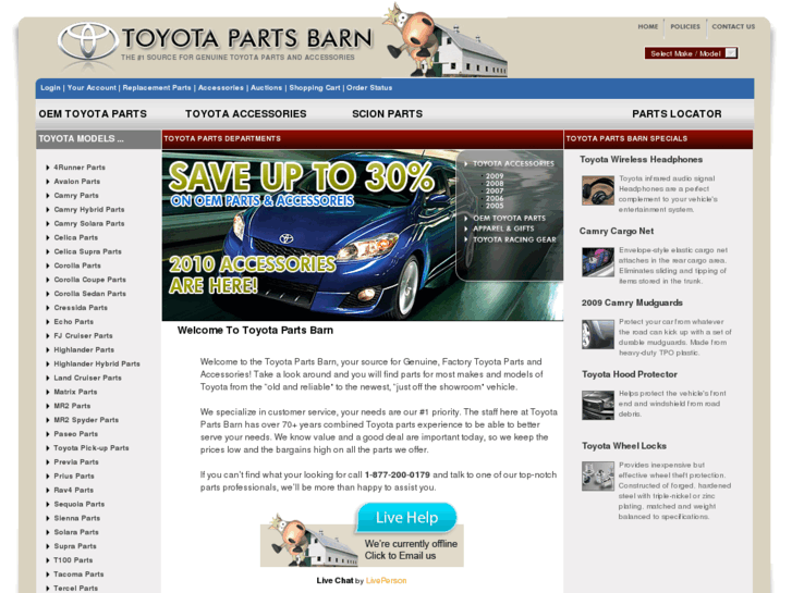 www.toyotapartsbarn.com