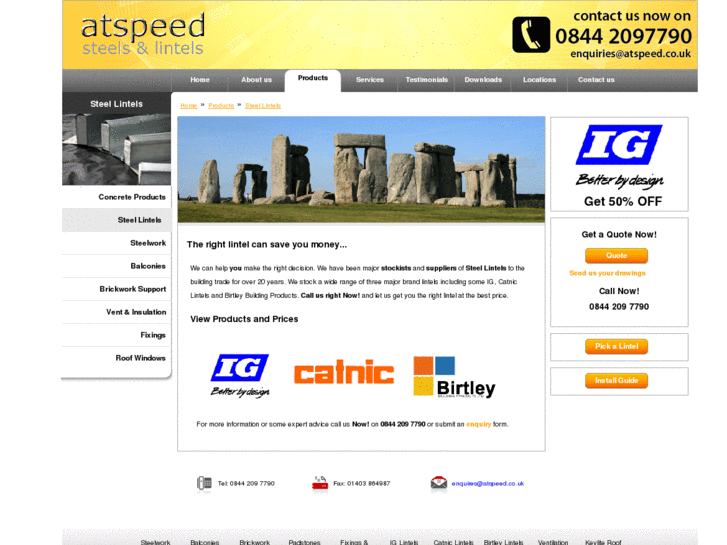 www.atspeed-lintels.com